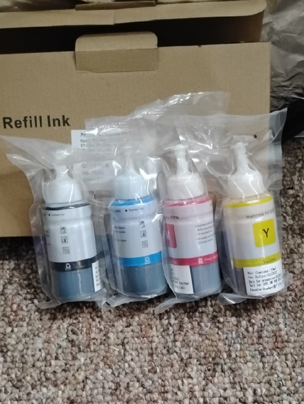 Epson Printer Refill Inks NWT